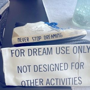 Golden goose shoes, pens tar classics, worn once